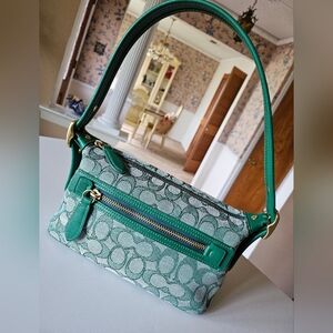 Green Coach Women's Bag